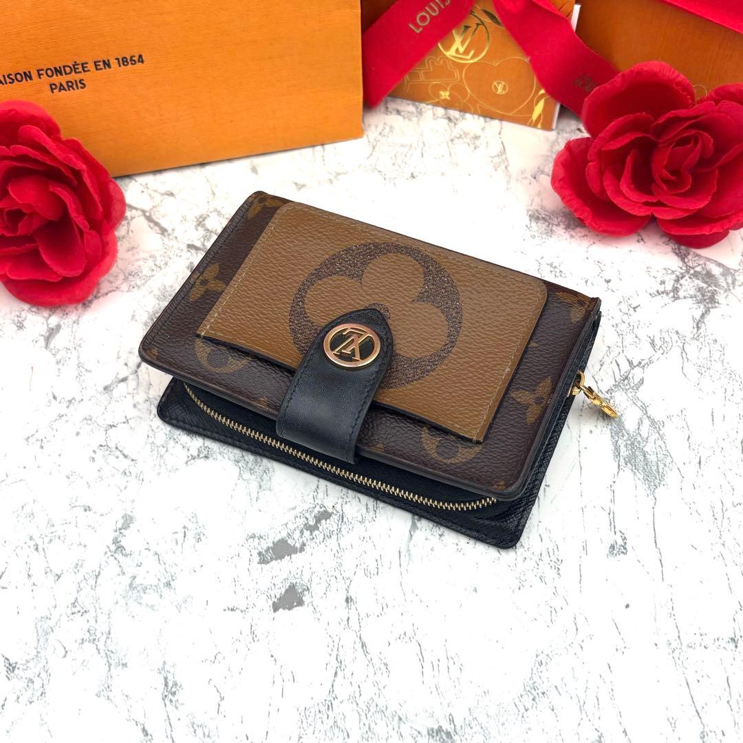 【ICタグ品】 ルイヴィトン モノグラム ポルトフォイユ ジュリエット 折り財布