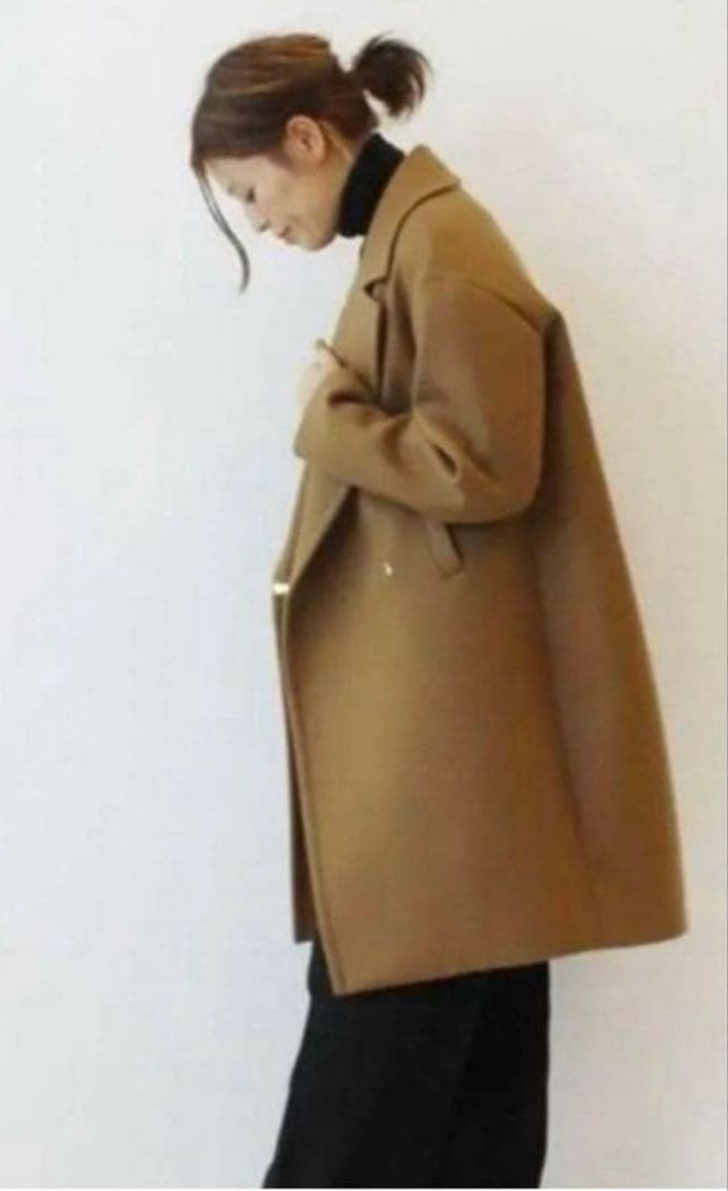 Deuxieme Classe チェスターコート　キャメル