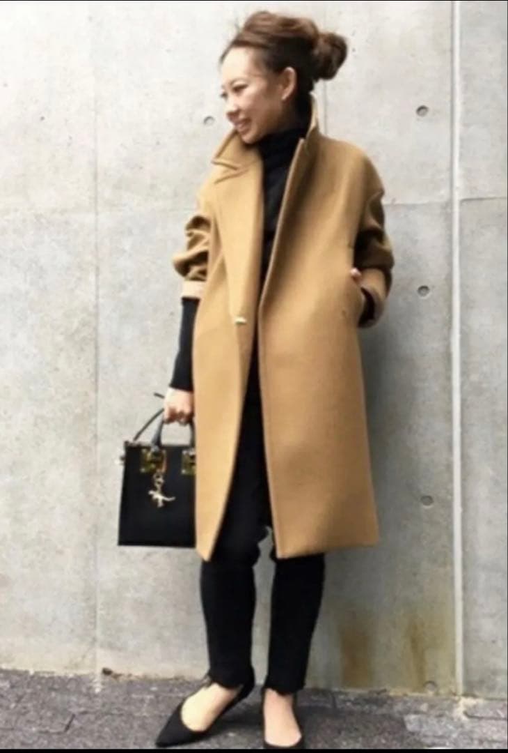 Deuxieme Classe チェスターコート　キャメル