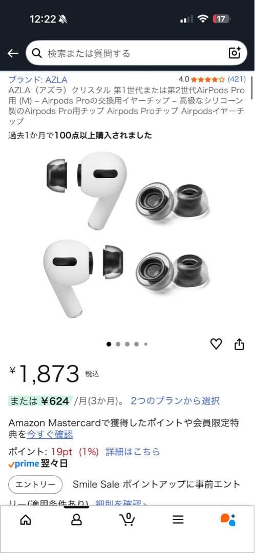 AirPods本体とレザーケース　AirPods Pro