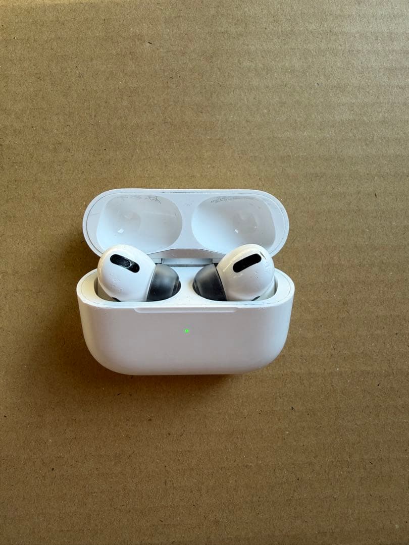 AirPods本体とレザーケース　AirPods Pro