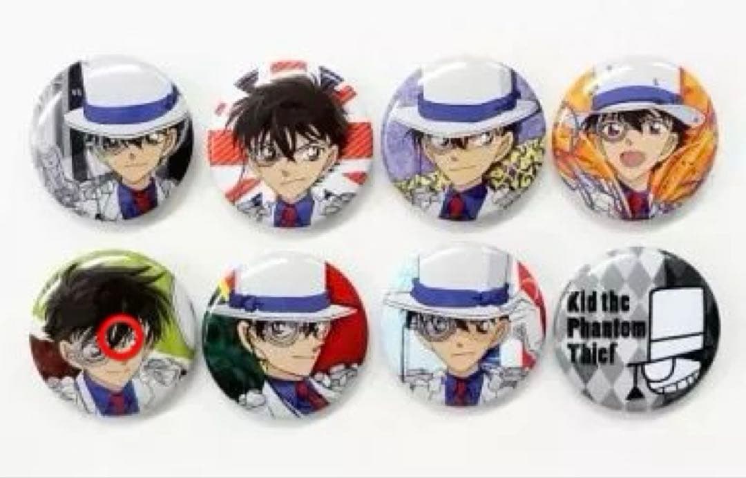 まじっく快斗 キッドがいっぱい vol.2 缶バッジ 怪盗キッド 黒羽快斗 ①