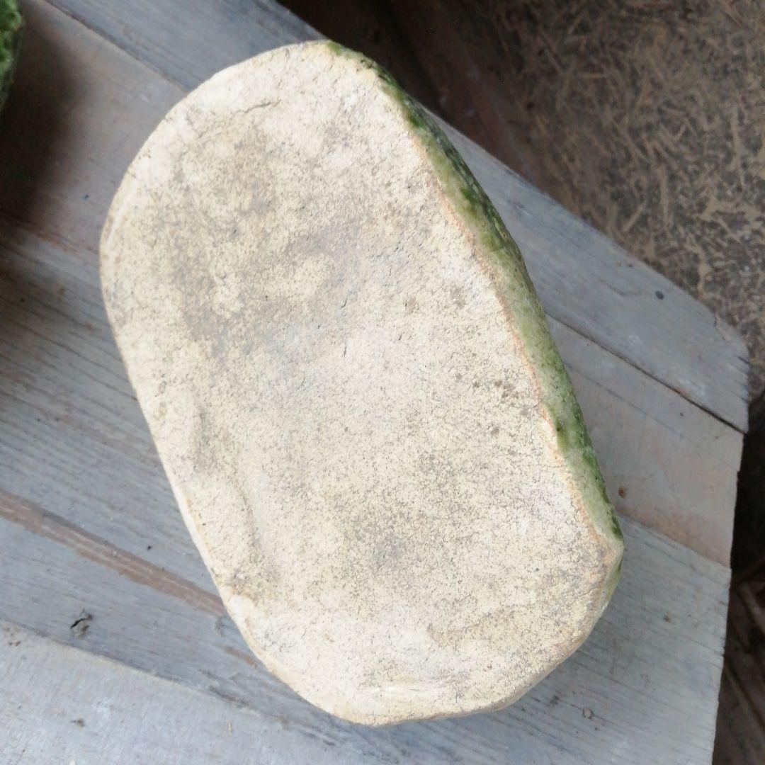 瀬戸焼　織部足置　23cm　江戸後期～明治期