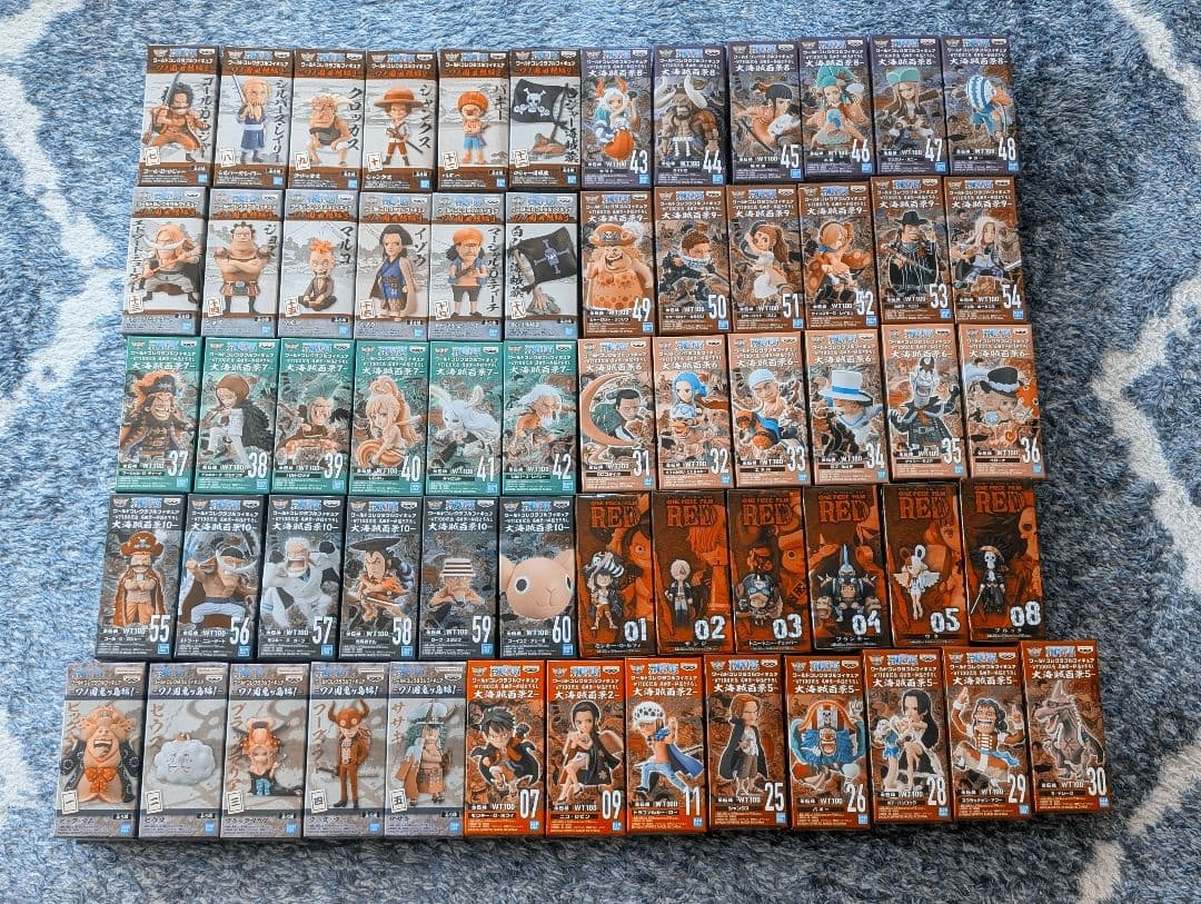 ワンピース ワールドコレクタブルフィギュア 61体セット