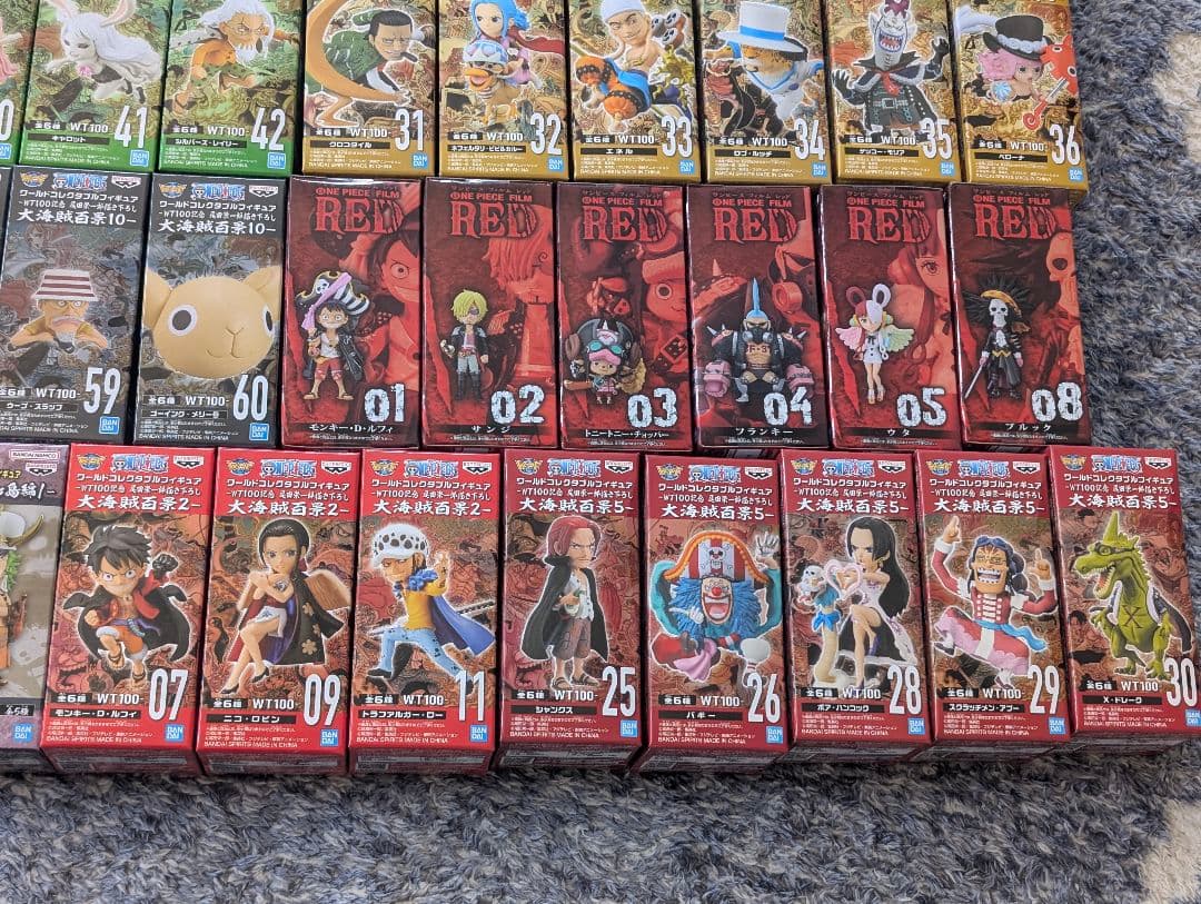 ワンピース ワールドコレクタブルフィギュア 61体セット