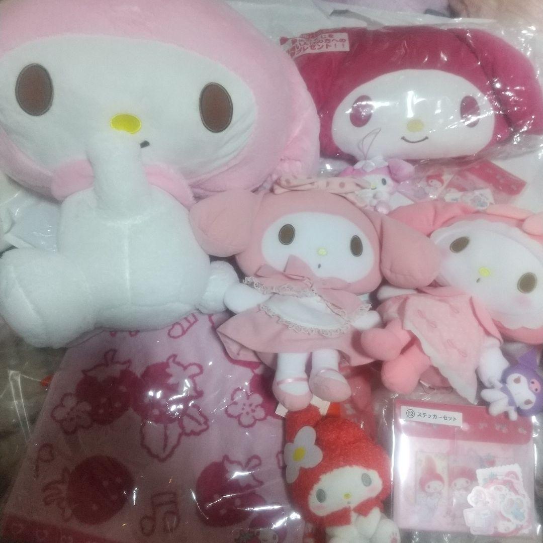 おねがいマイメロディ サンリオくじ ラストワン賞 顔型バッグ ぬいぐるみ クロミ