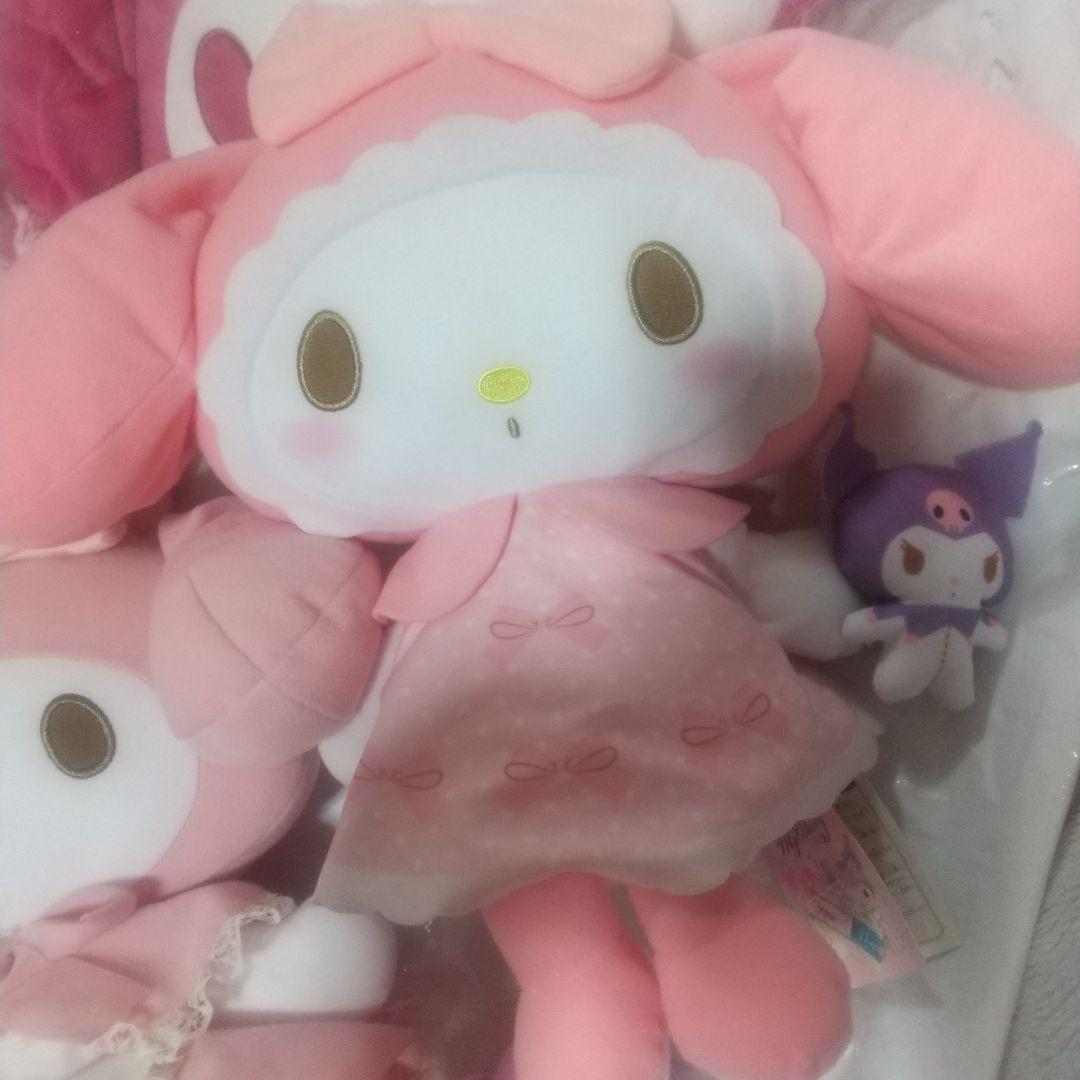 おねがいマイメロディ サンリオくじ ラストワン賞 顔型バッグ ぬいぐるみ クロミ