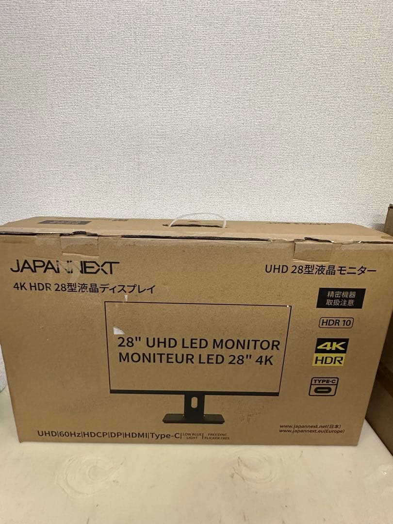 新品未使用！　JN-IPS282UHDR-C65W JAPANNEXT