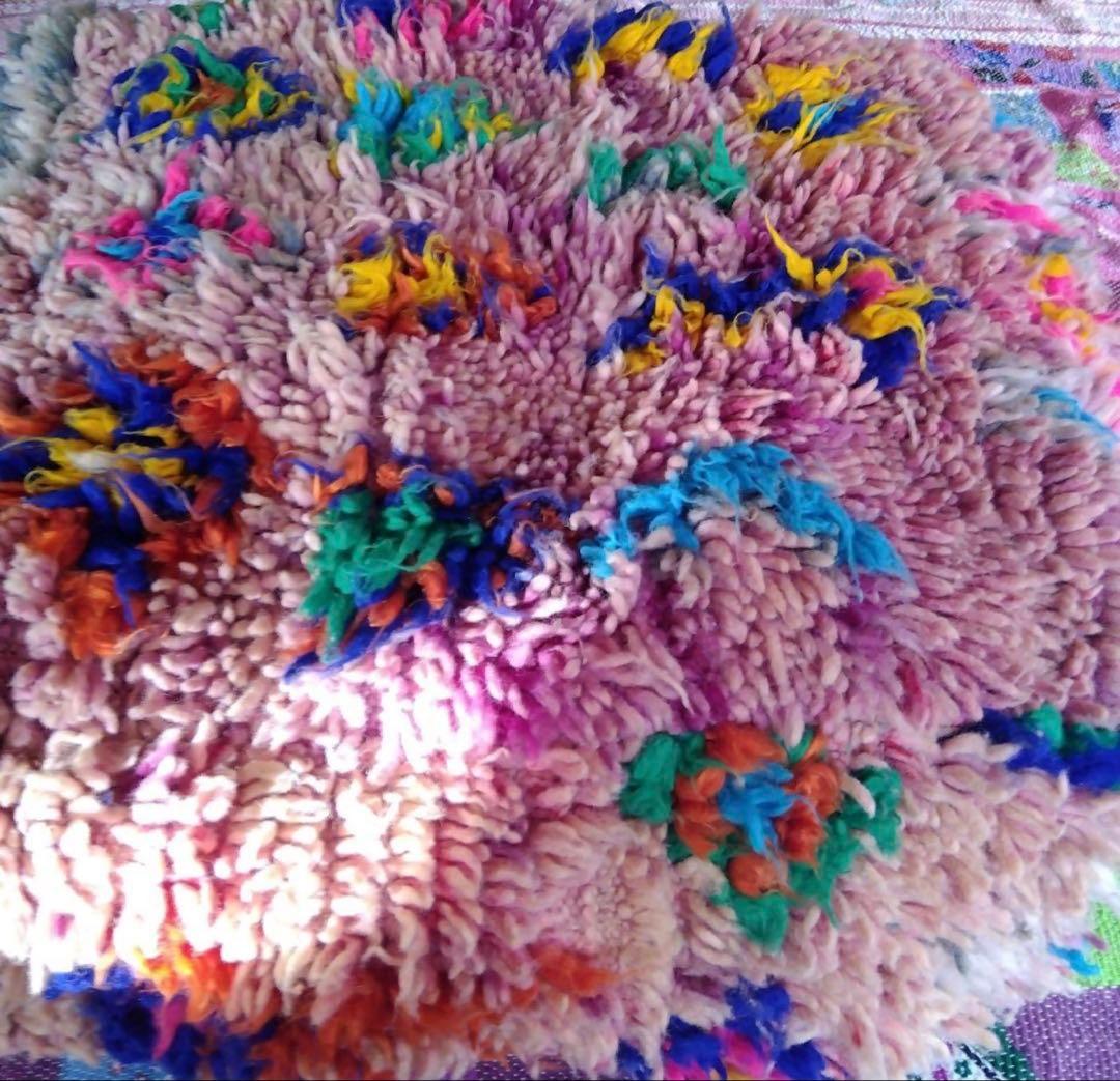 トルコ　プフ　モロッコ　ヴィンテージクッション　スザニ