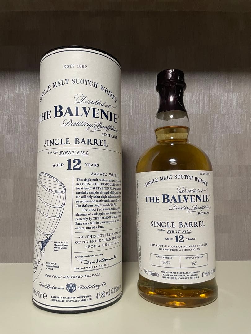 バルヴェニー12年 シングルバレル ファーストフィル