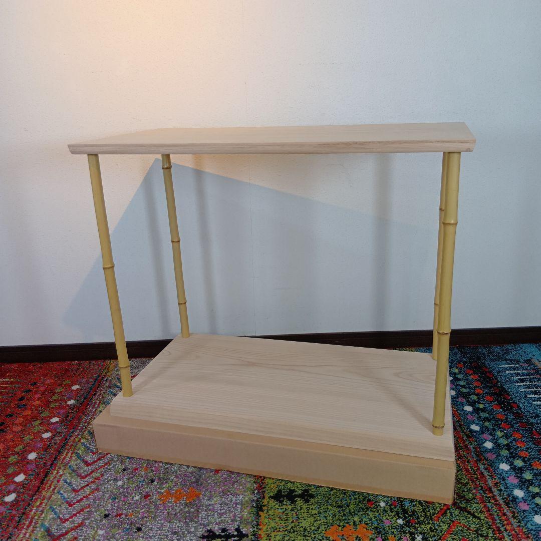 最終値下げ茶道具、桐　竹台子　組立式　未使用品