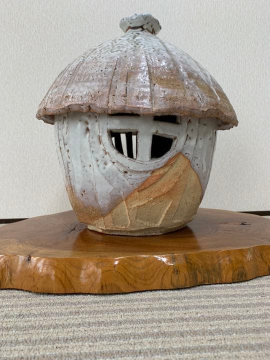 萩焼  廊下灯籠