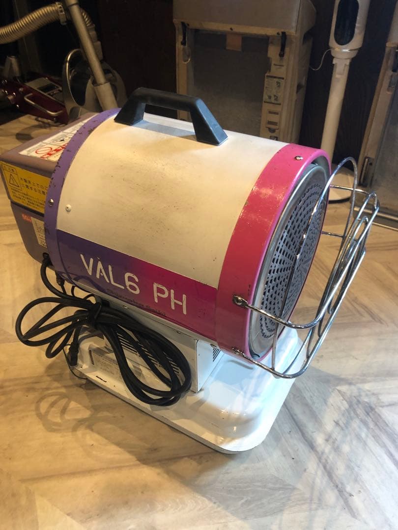 ジェットヒーター静岡製機VAL6PH 100V 50/60Hz