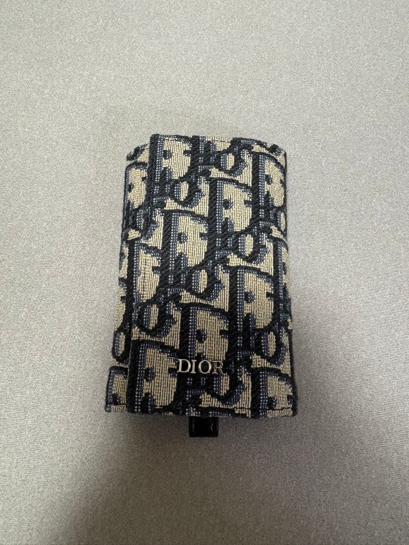 【美品】Dior ディオール　オブリーク　ジャカード　キーケース　定価6万4千円
