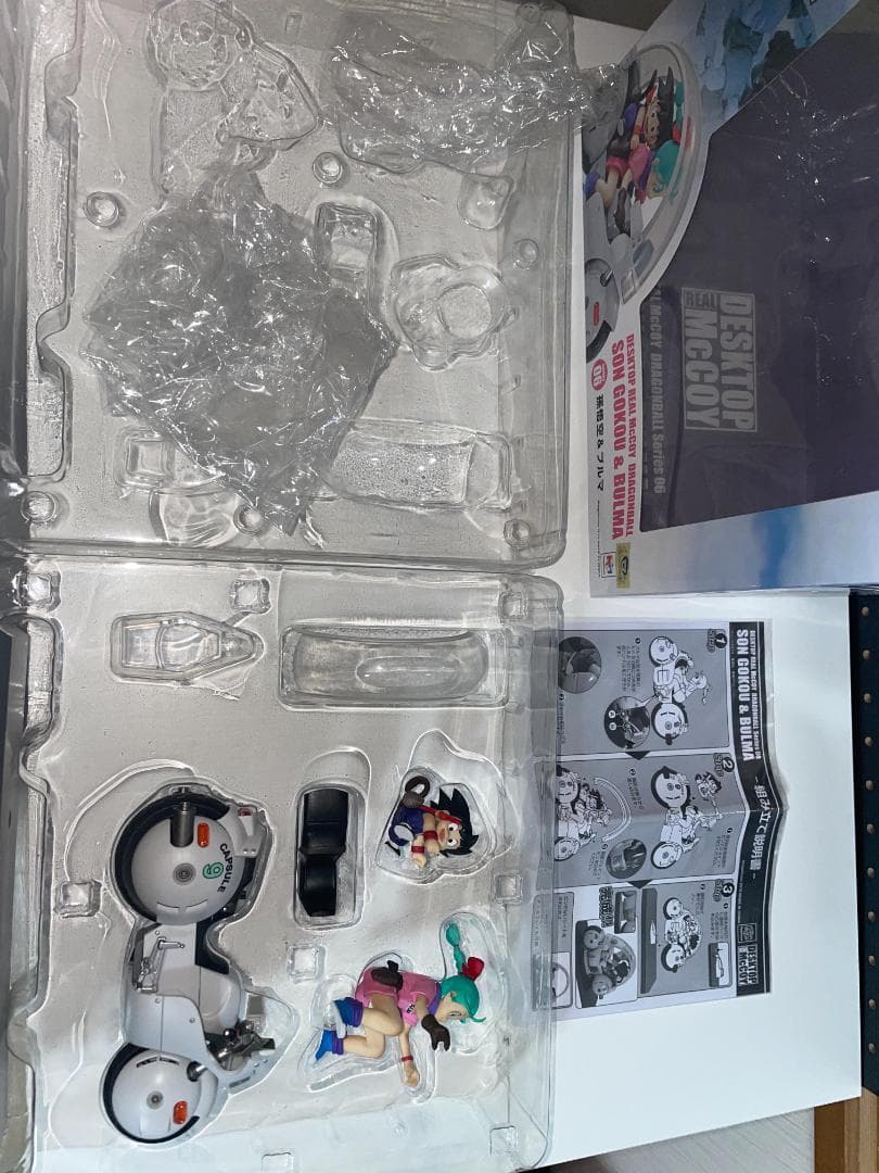 デスクトップリアルマッコイ 06 孫悟空 ＆ ブルマ