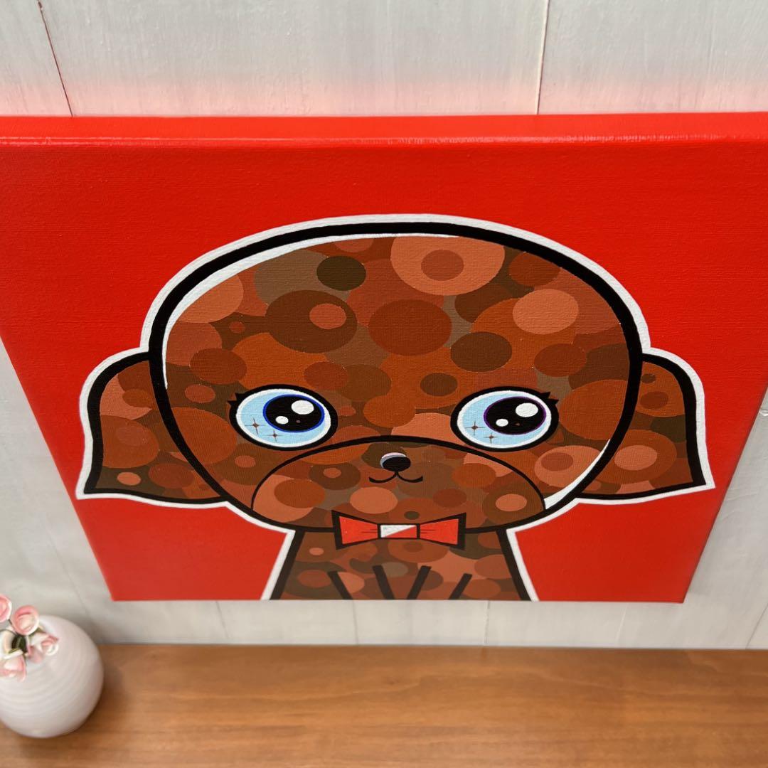 「bitter」｜絵画 原画 動物画 犬の絵 イラスト ドローイング