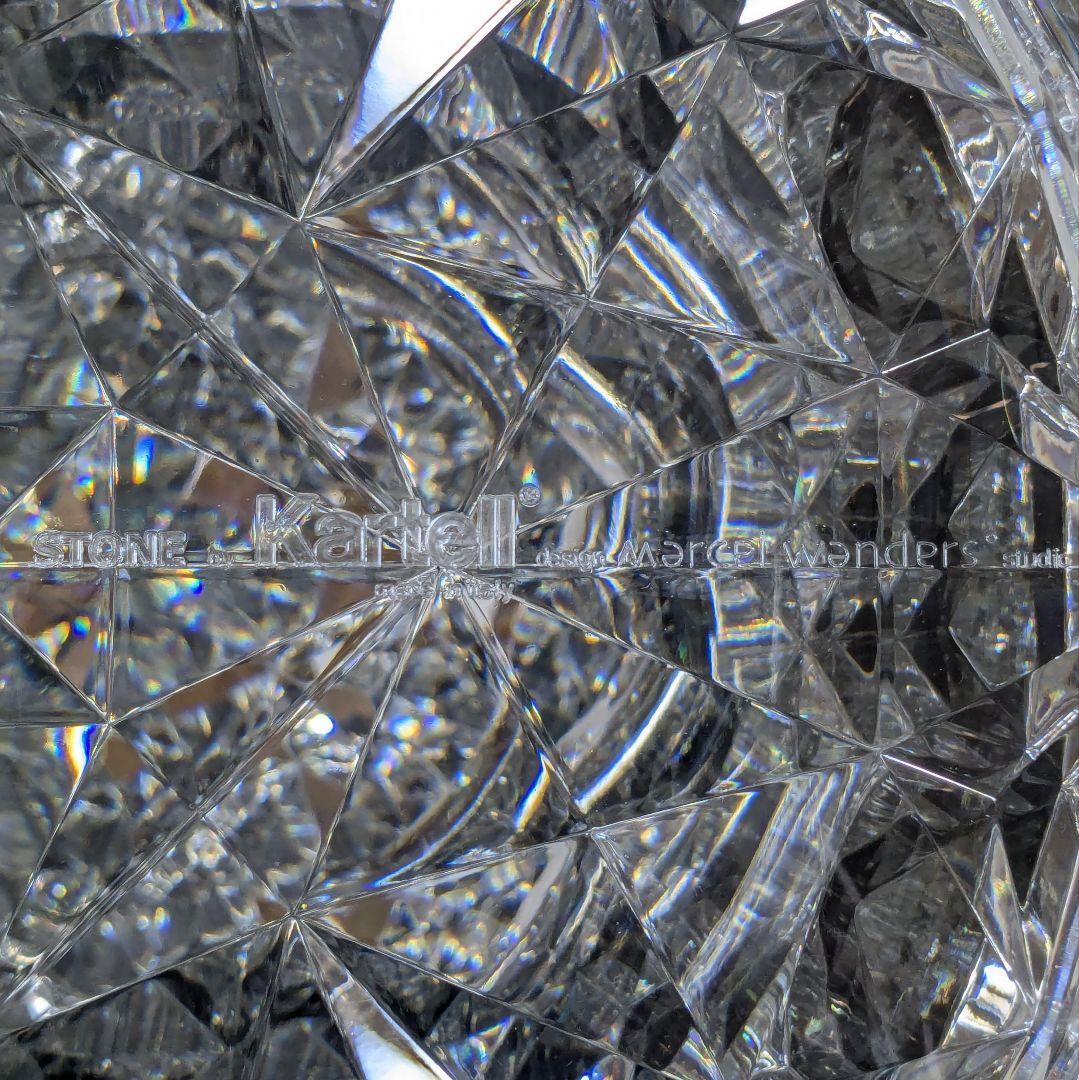 美品 Kartell STONE カルテル ストーン スツール クローム