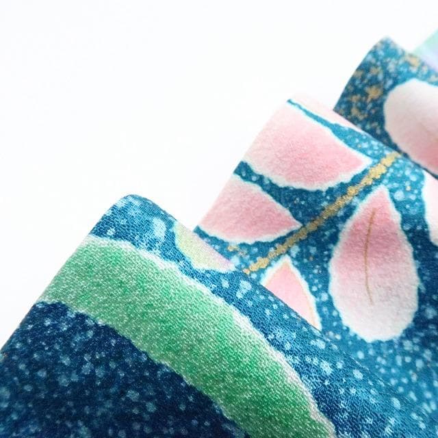 Y2762◇美品 正絹 手縫い仕立て 成人式 振袖 着物