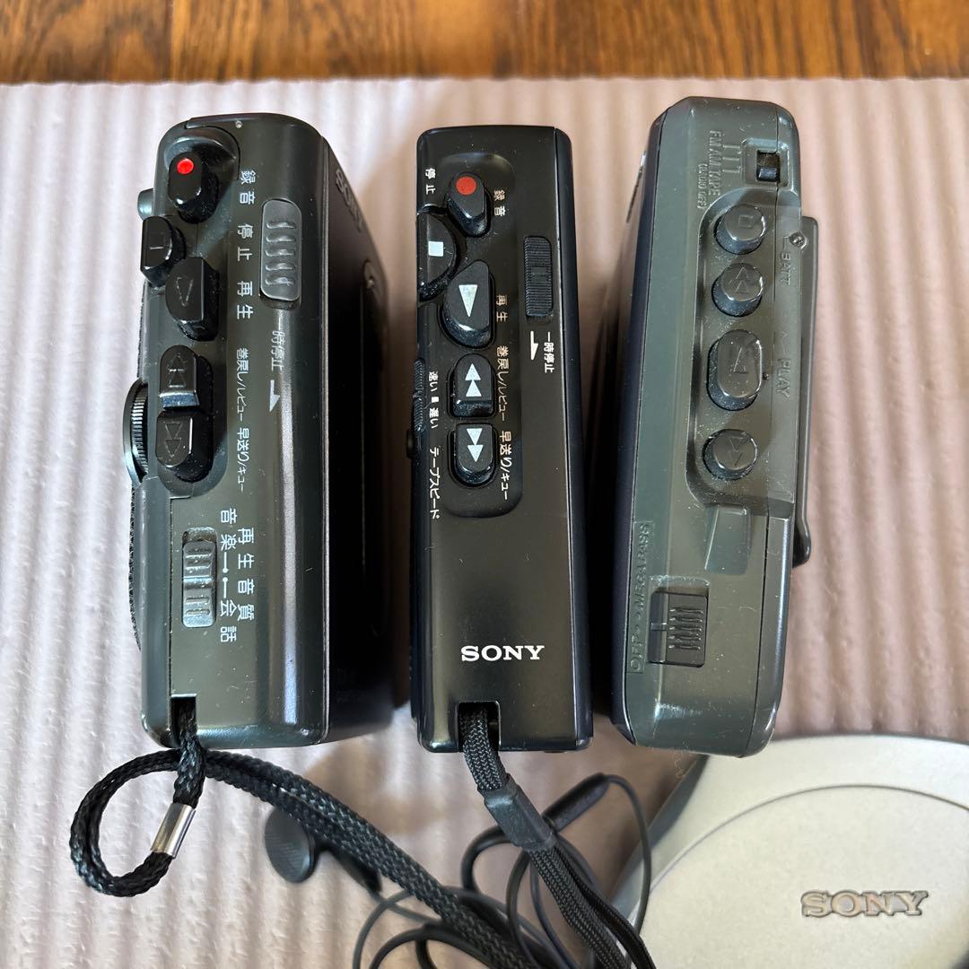 SONY その他ポータブルカセットプレーヤーセット まとめ売りジャンク　全10点