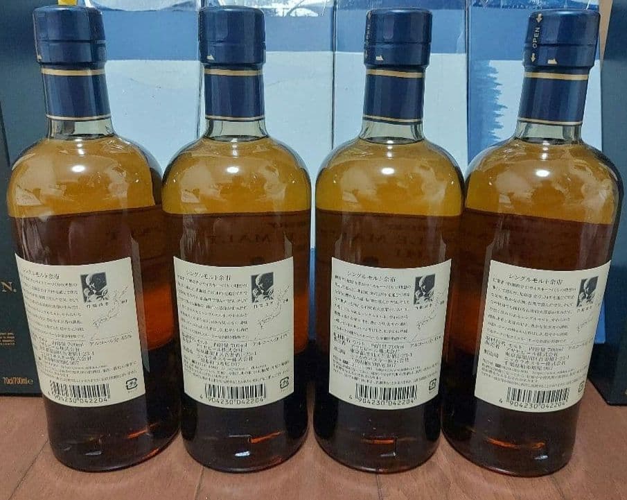 余市 ウイスキー 700ml 4本セット