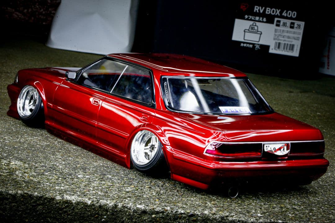 トヨタ jzx 81マークII キャンディレッド