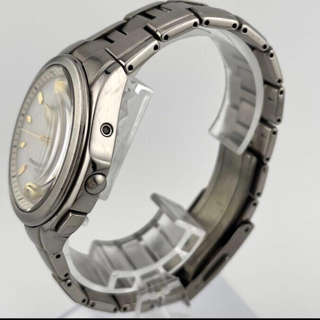 【稼働】シチズン　チタン　アテッサ　エコドライブ　ソーラー　腕時計　デイト