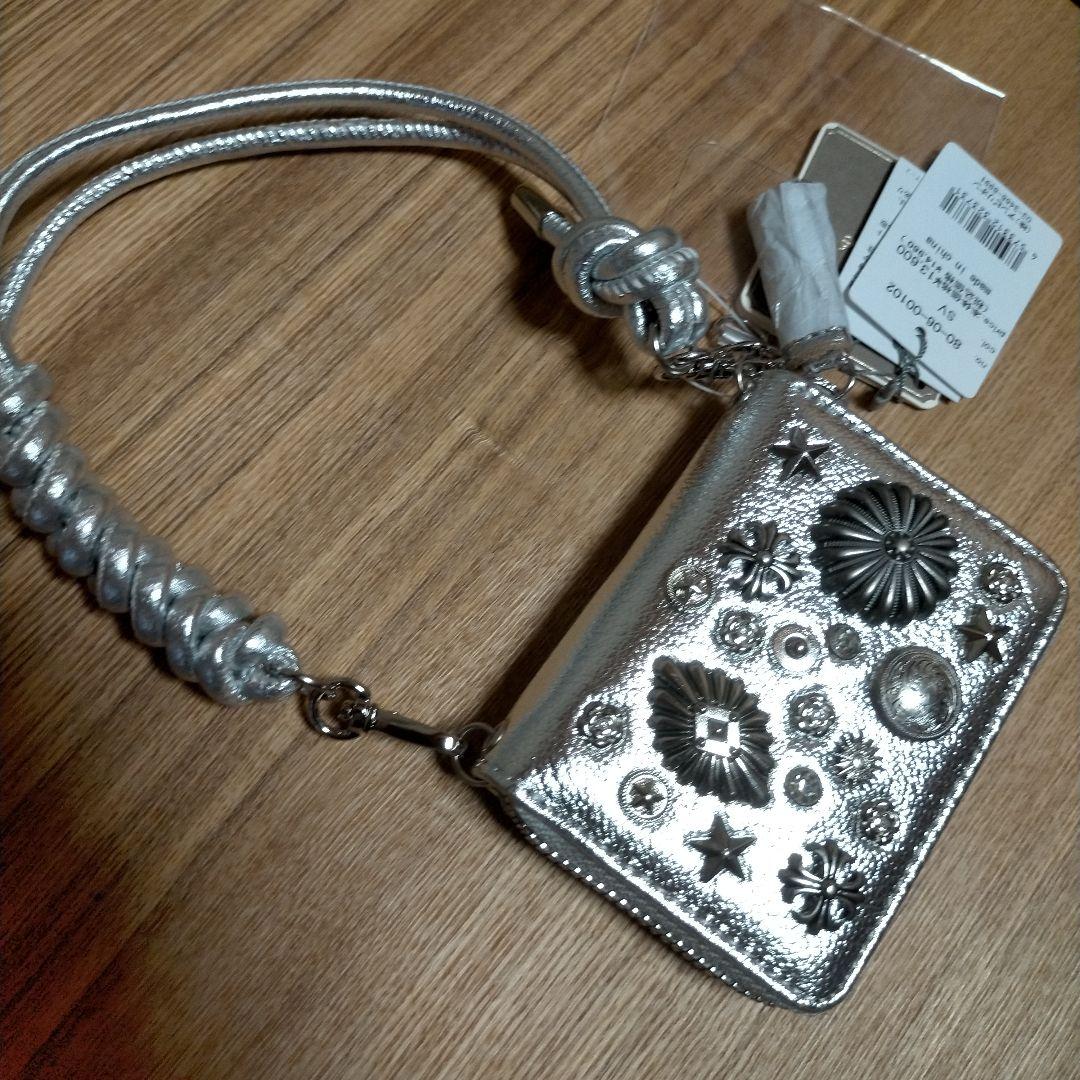 ペルケ perche マルチスタッズジャバラチャームウォレットショルダー