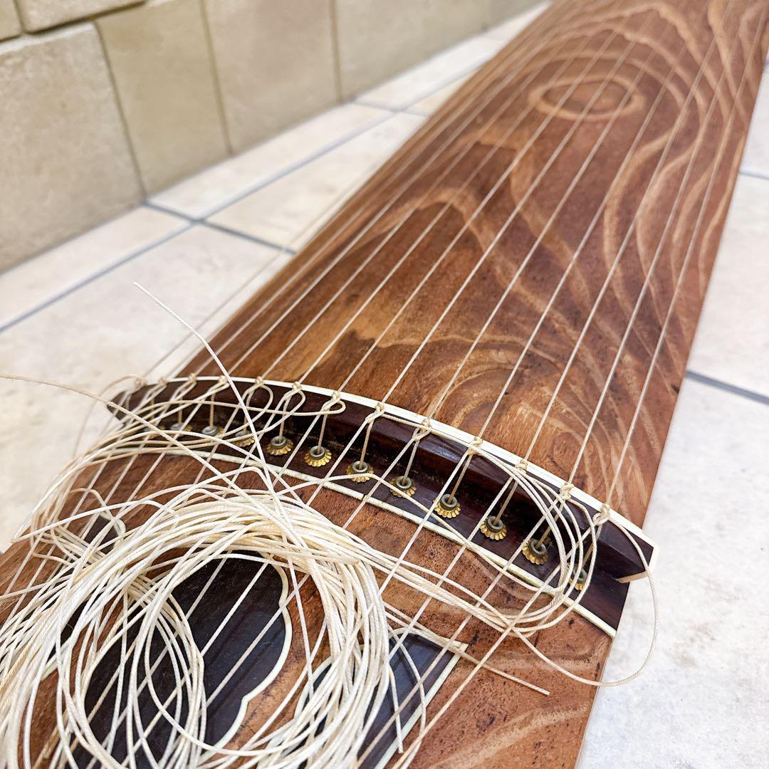 【初心者向け】琴 こと 和楽器 13弦 桐製 練習用 弦付き