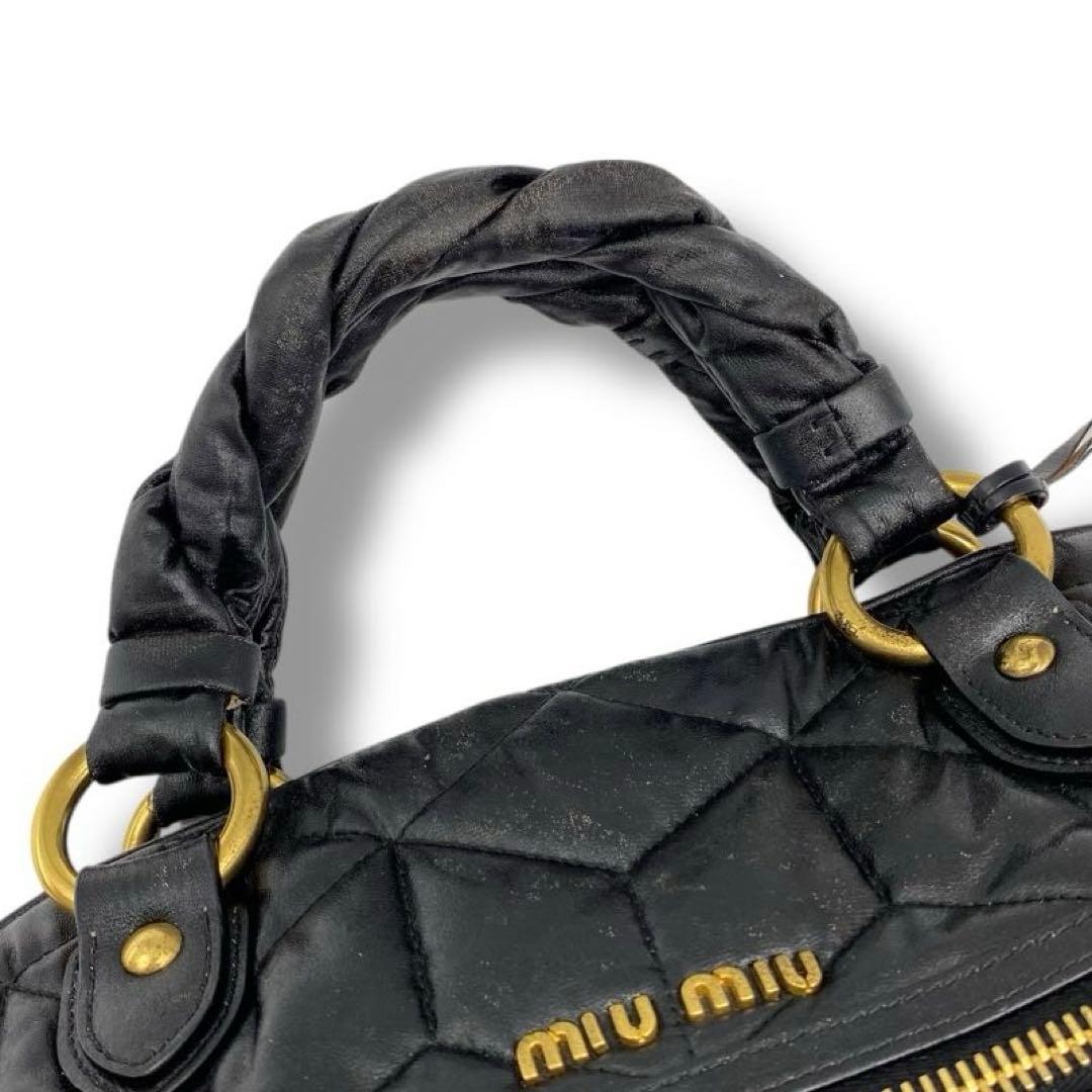 良品 MIUMIU 2WAY バッグ archive Vintage Y2K 黒