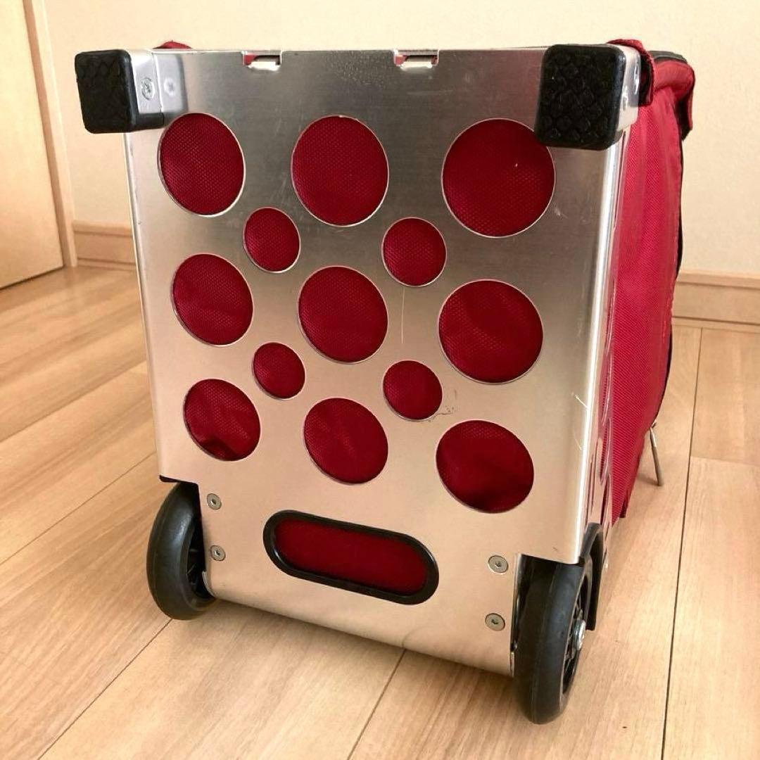 【さくらこ】ZÜCA ズーカ 座れるキャリーバッグ レッド 保護カバー付き