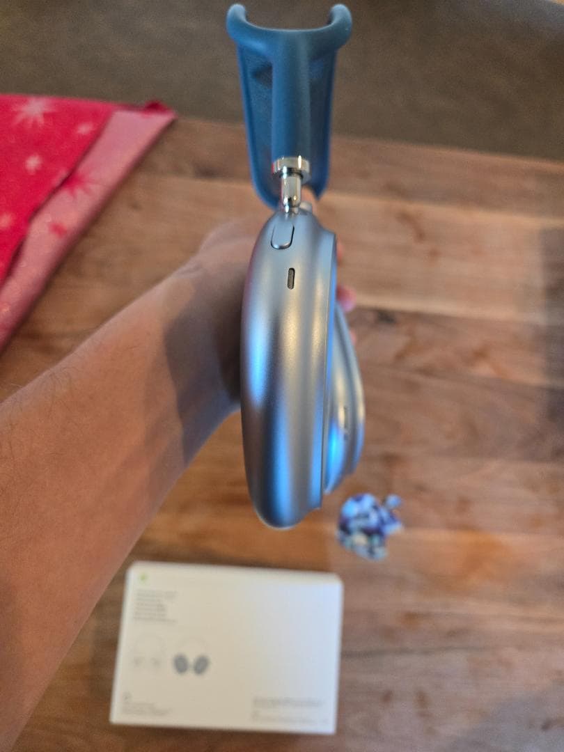 正規品 AirPods Max 第1世代 スカイブルー ケース付き 動作良好