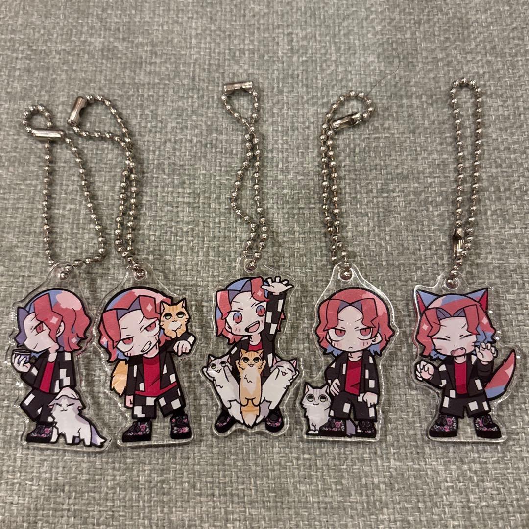 【匿名配送】あらき 歌い手 ミニアクキー 5種セット