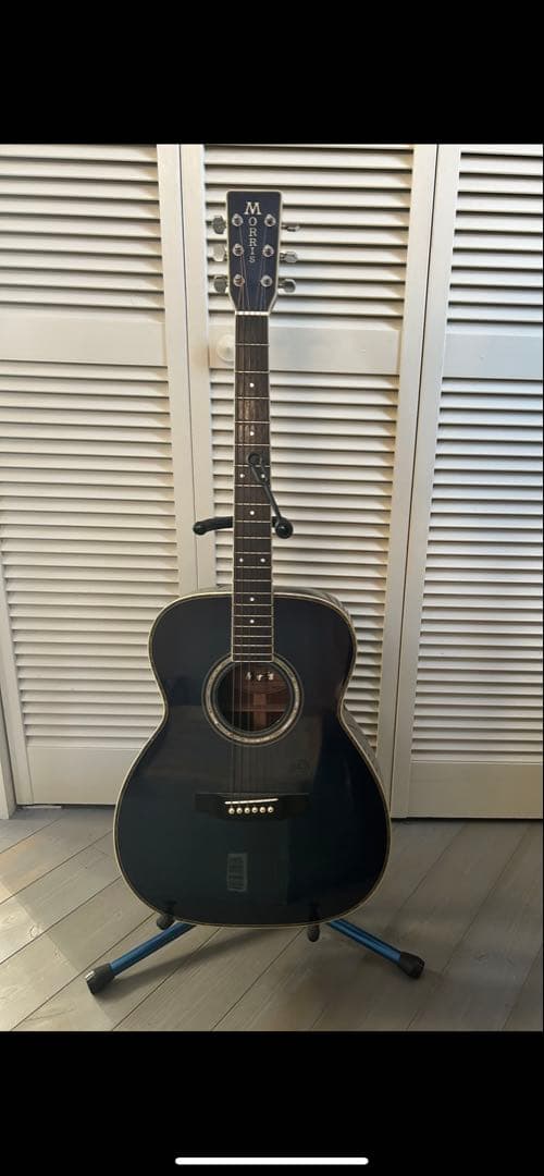 Morris MF-50 アコースティックギター ブルー