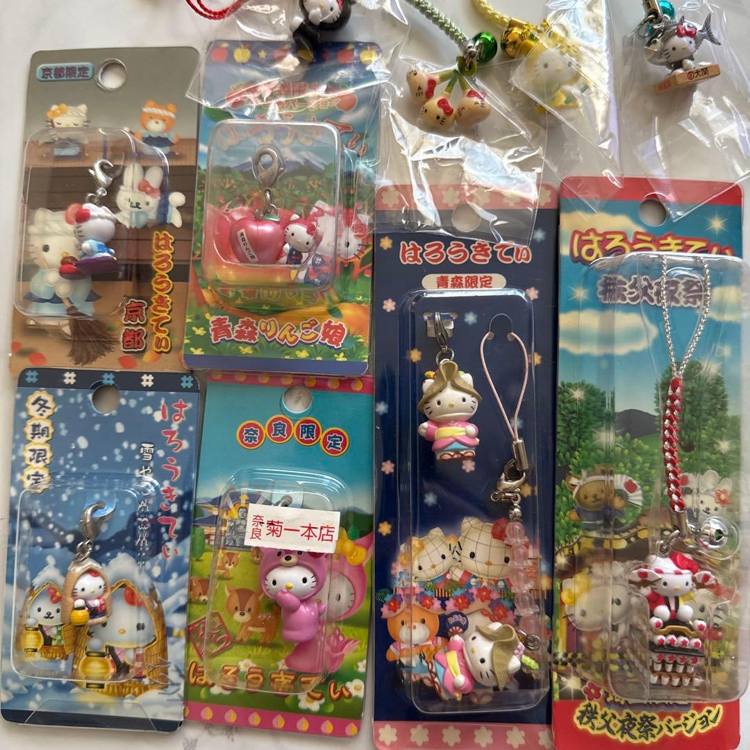 ご当地キティ❤️根付けストラップ 10点セット