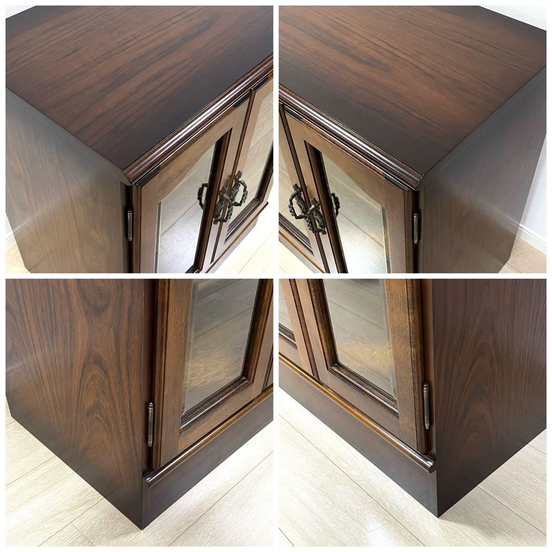 (そ64)カリモク karimoku コロニアル ガラスキャビネット