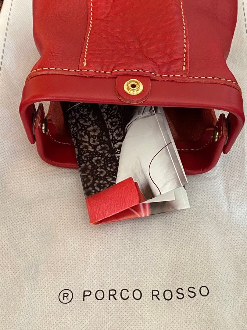新品未使用　クラフトシリーズ　がま口ポーチ　PORCO ROSSO
