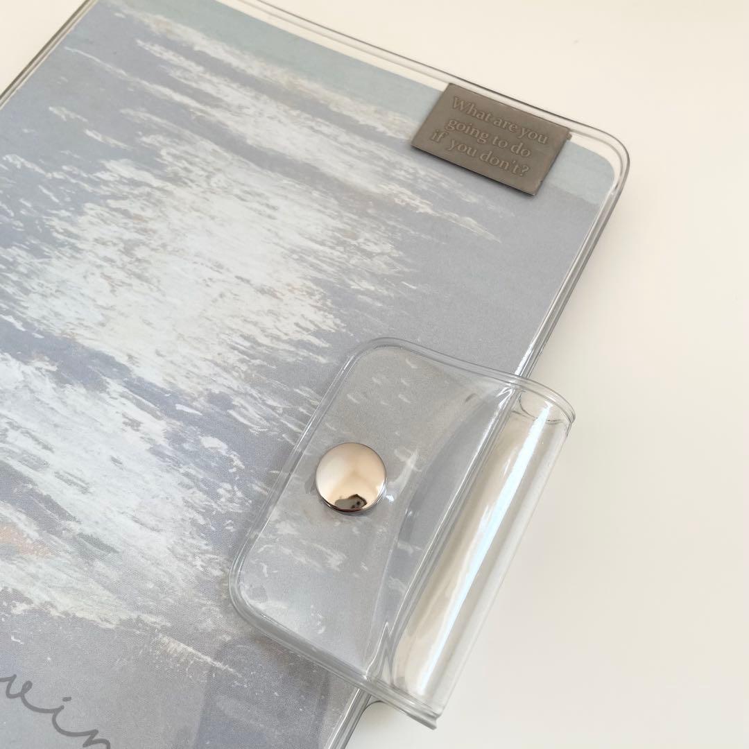 生産中止品　韓国　貯金　バインダー　カバー　A5 pvc 海