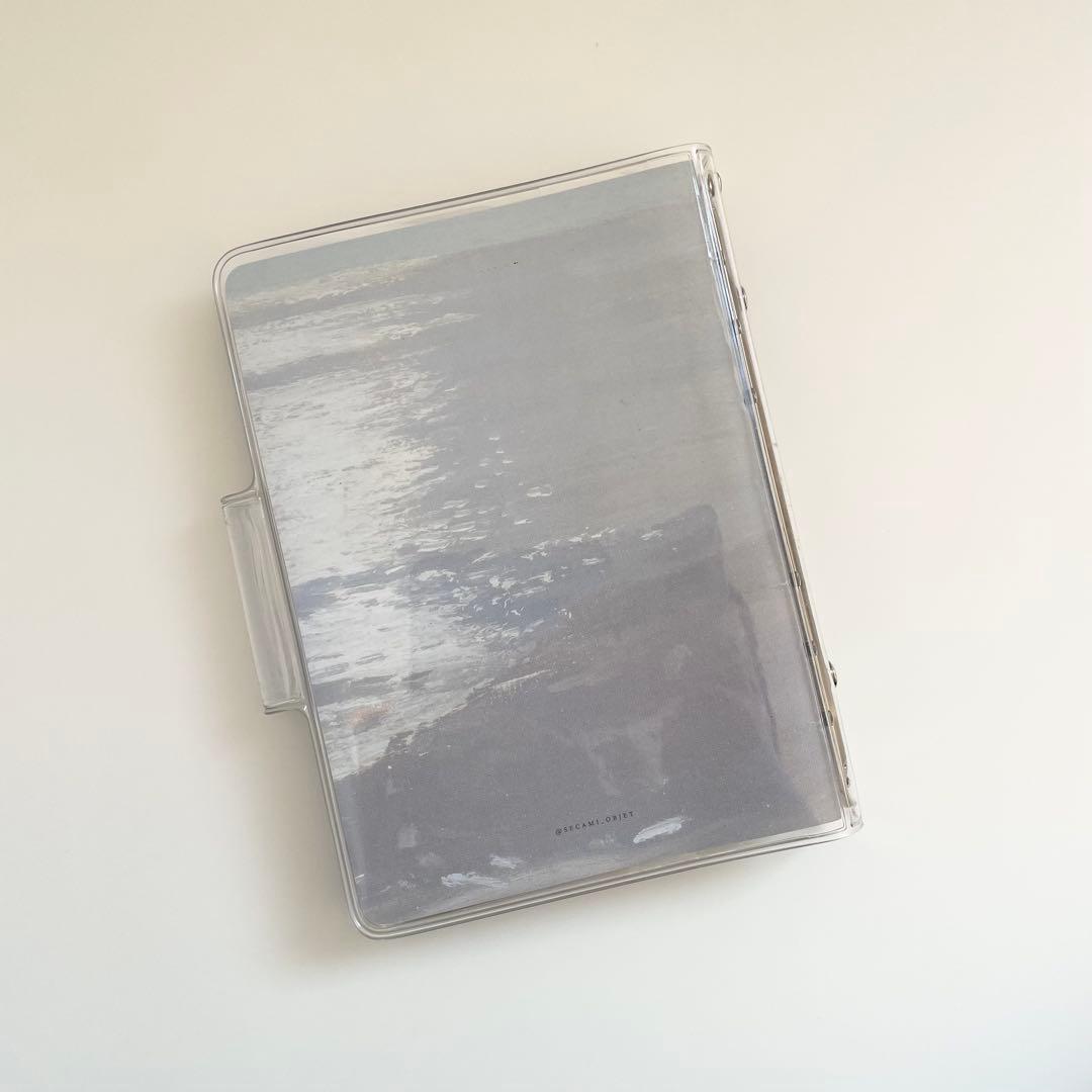 生産中止品　韓国　貯金　バインダー　カバー　A5 pvc 海