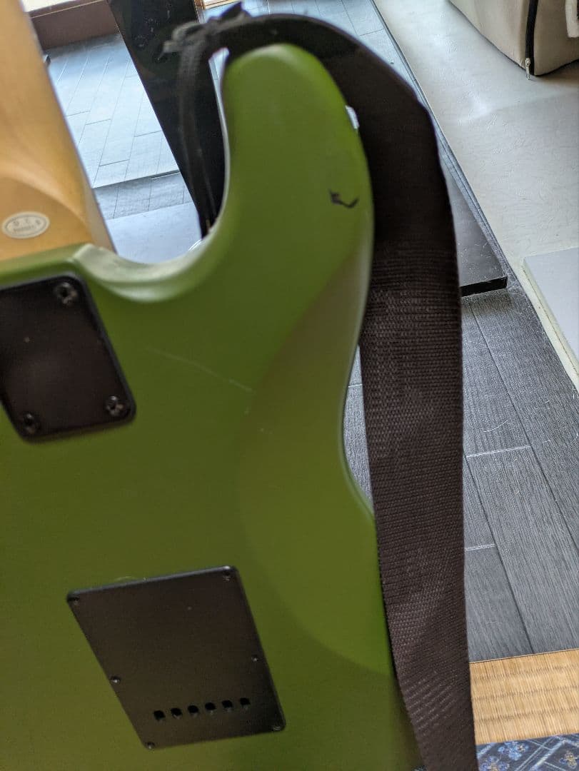 SELDER エレキギター オリーブグリーン