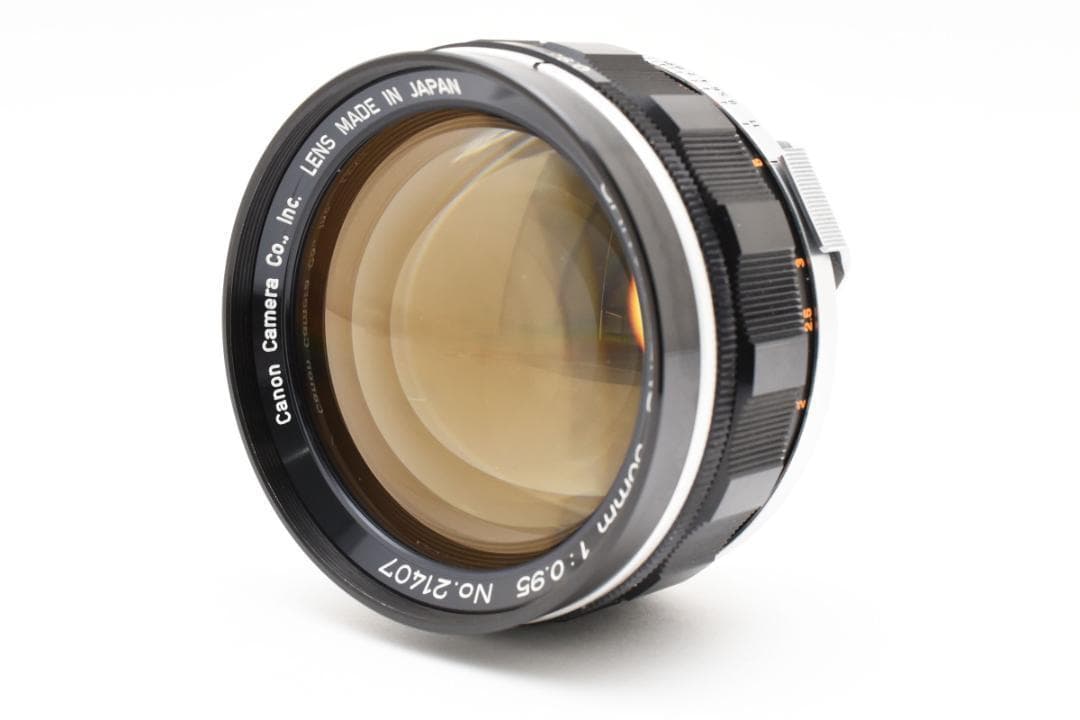 ★希少・美品★ Canon Lens 50mm F0.95 超大口径レンズ
