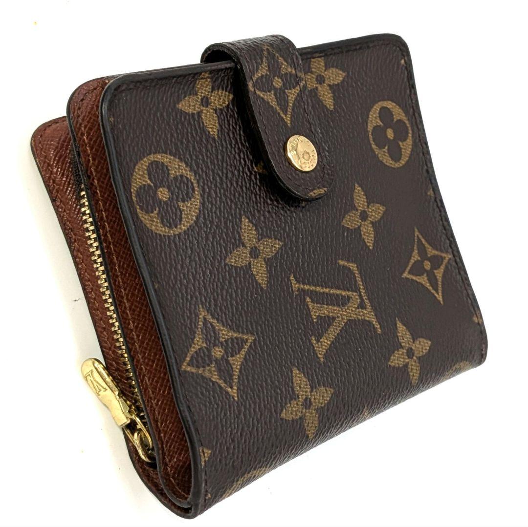 ルイヴィトン モノグラム コンパクトジップ 二つ折り財布 B17