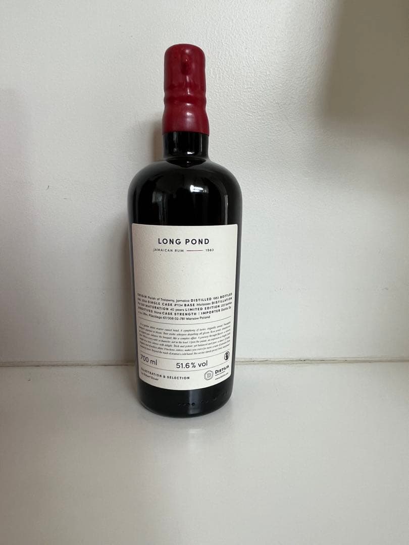 ロングポンド　1983/2024 40年 51,6% 700ml ラム酒