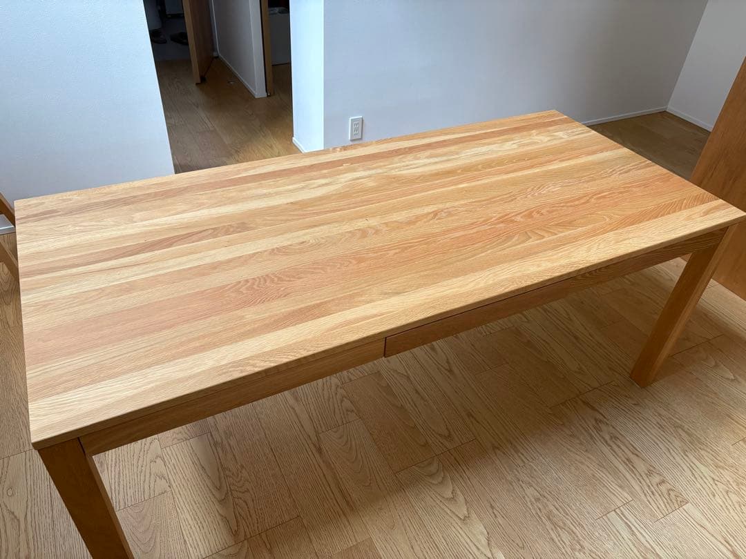 木製テーブル　引き出し付き　180㎝　無印良品