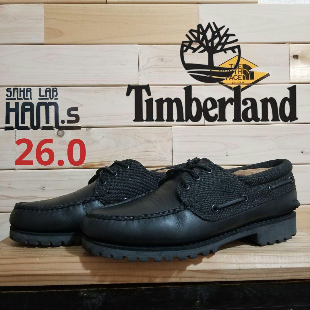 美品　Timberland ティンバーランド 3eye スリーアイ 26.0　黒