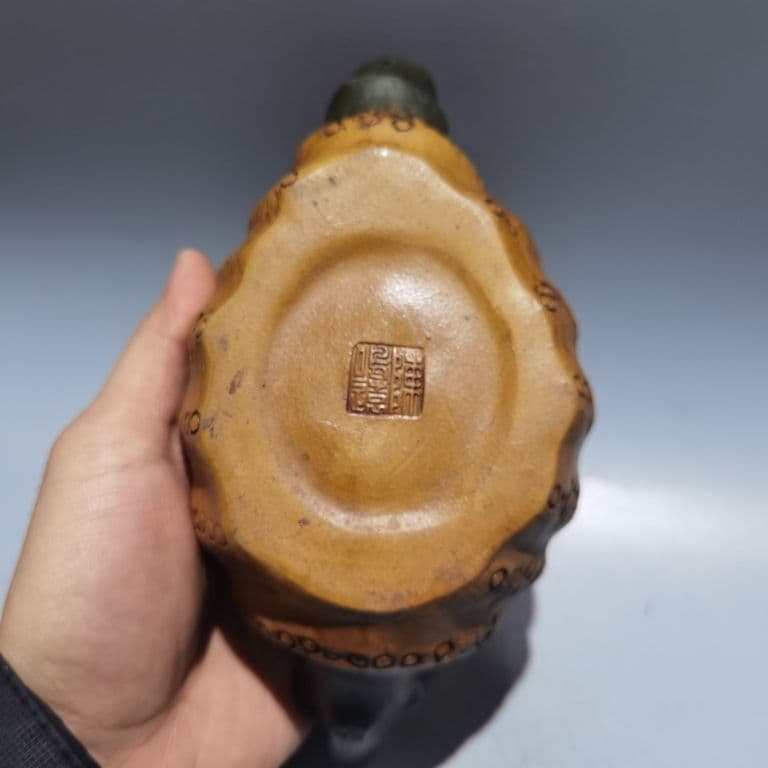 宜興 紫砂壷 パンダ竹の子壺 茶道具 煎茶道具