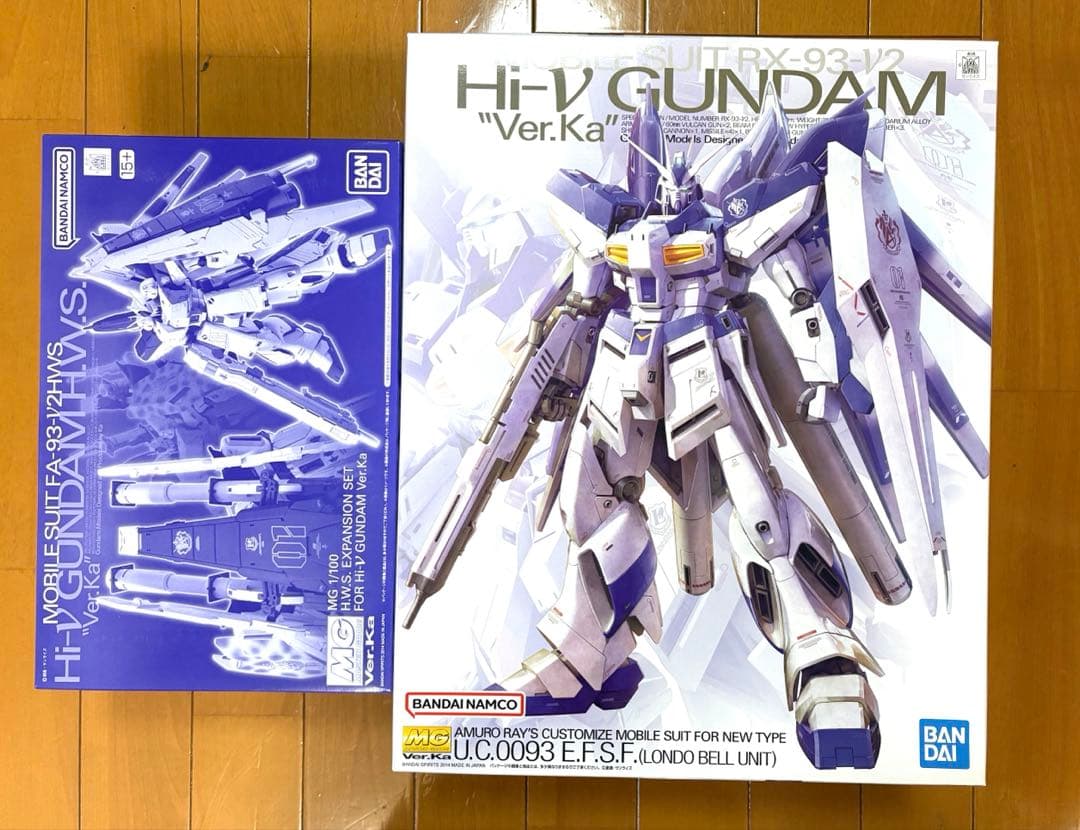 Hi-νガンダム　Ver.Ka MG H.W.S EXPANSION SET