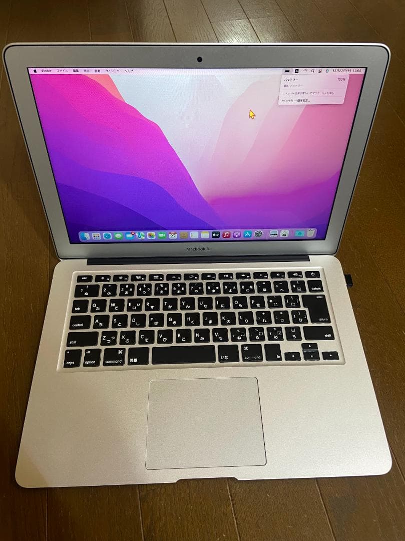 MacBook Air 2017 13インチ Intel i5 Monterey