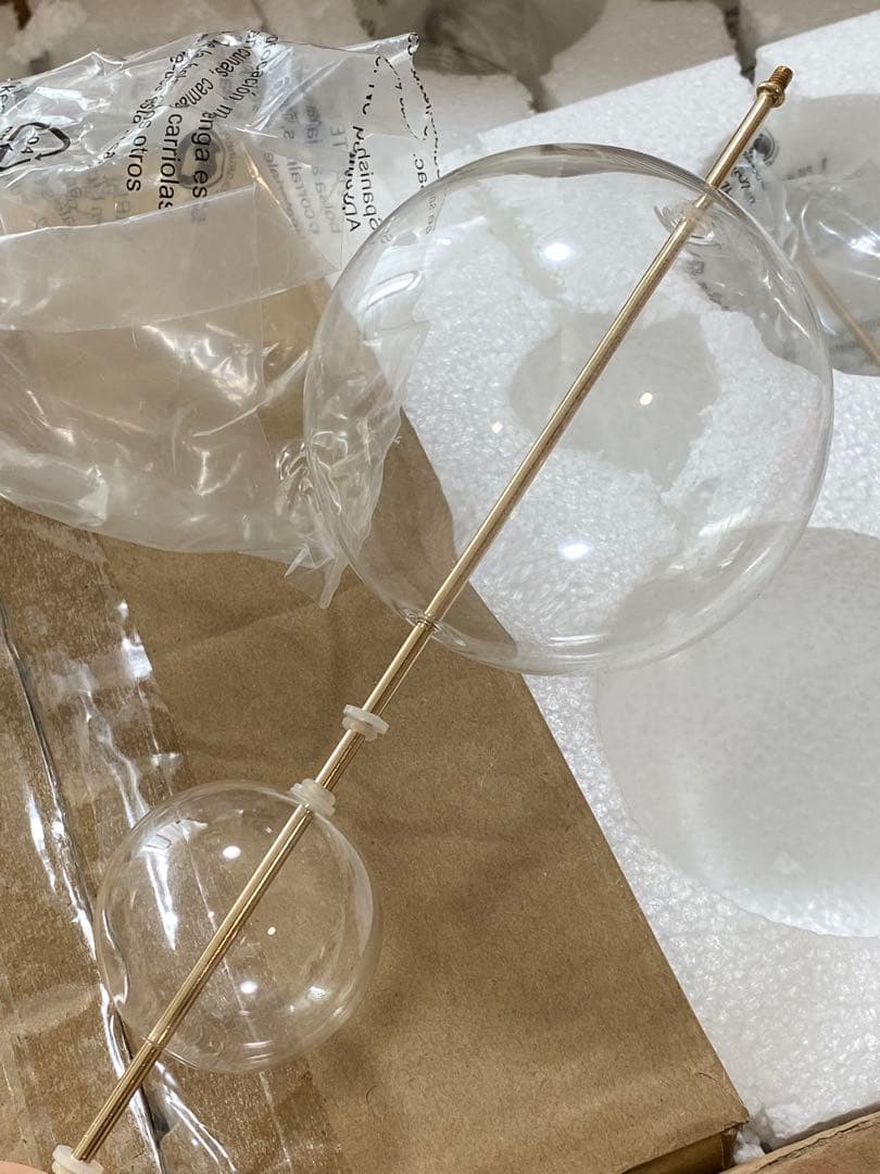 バブルデザインシャンデリア LED付属 シャンデリア　バロン