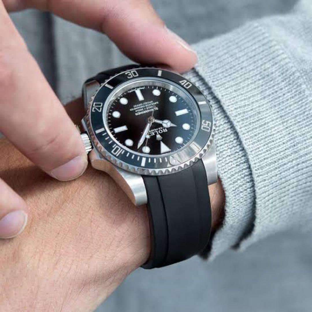 Rolex サブマリーナ Everest エベレスト ラバーバンド ブラック