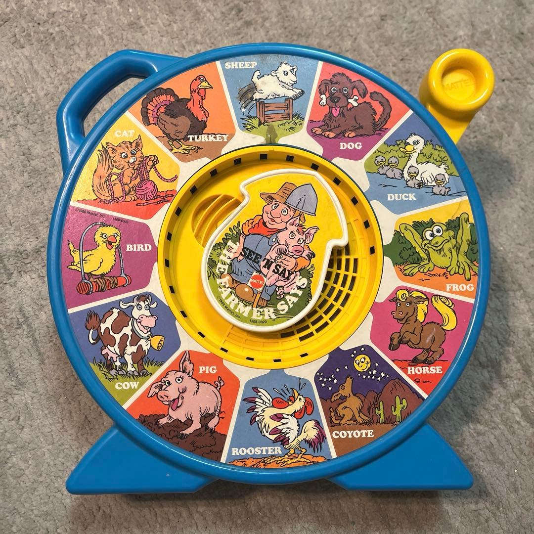 1989年マテル社 ヴィンテージトイ シーンセイ ディズニー トイストーリー登場